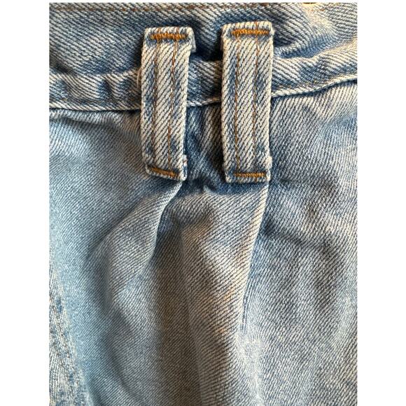 Vintage Giorgio Saint Angelo Blue Jean Shorts high waisted size 14 - Picture 8 of 12